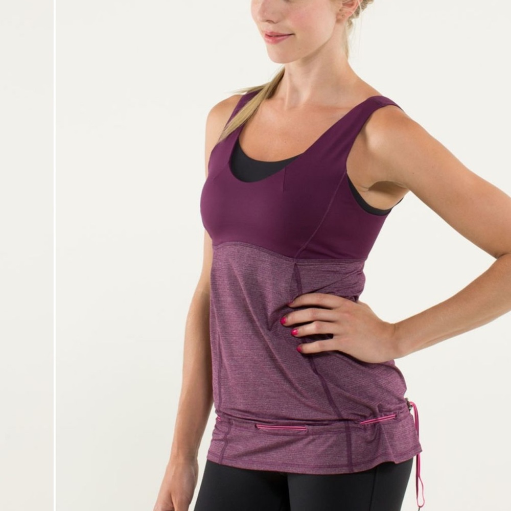 Lululemon Hustle & Bustle Workout Tank